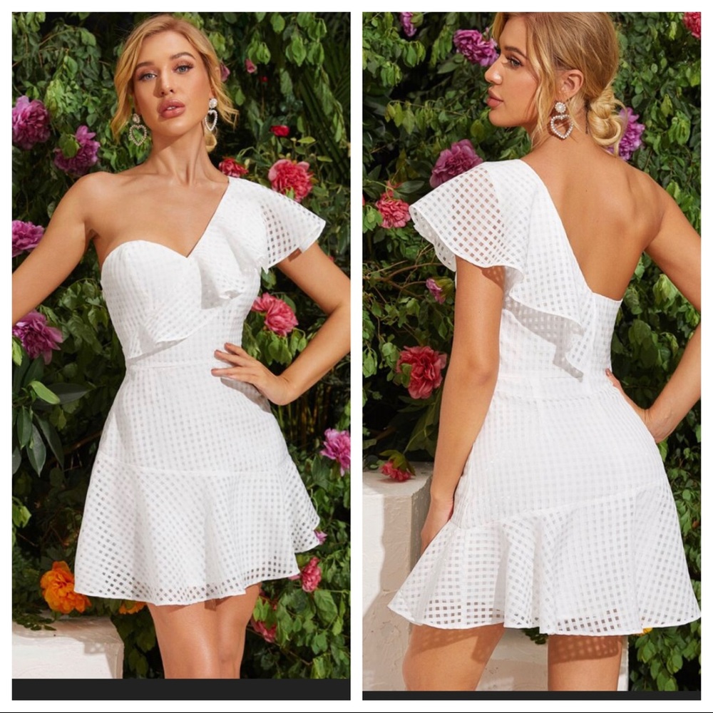 New White Mini Dress